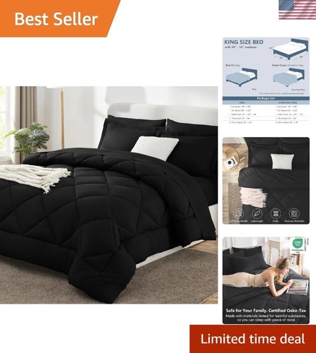 Contemporary piece black - contemporary, 7-piece